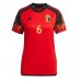 Belgien Axel Witsel #6 Hemma Matchtröja Dam VM 2022 Kortärmad
